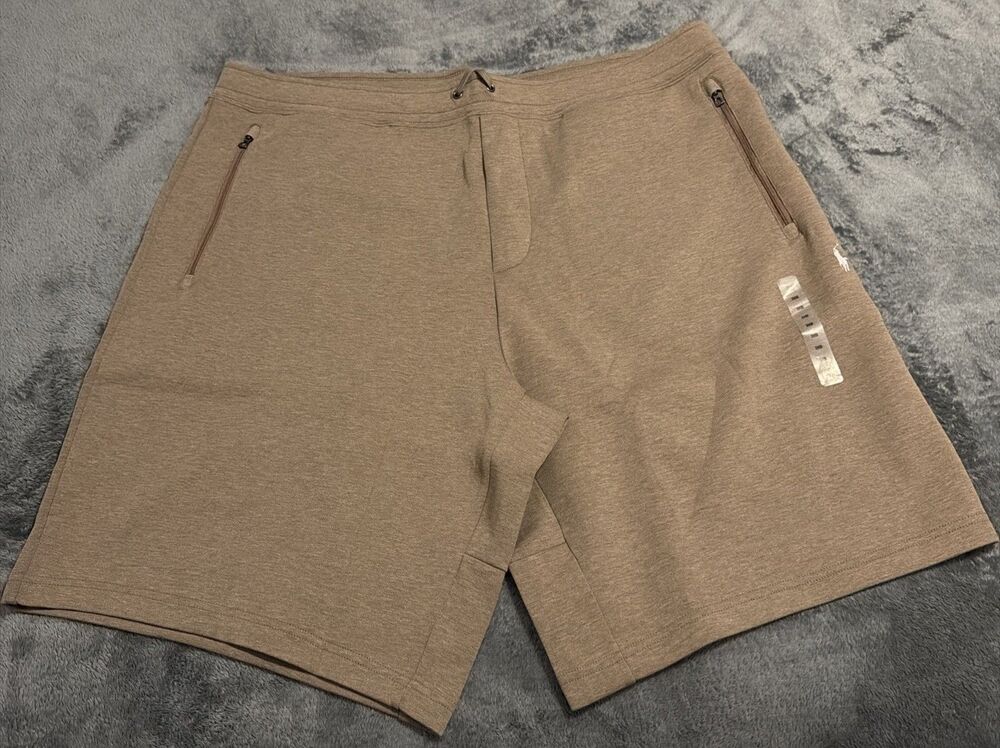 2XLT Polo Ralph Lauren Men's Tech Shorts With White Pony